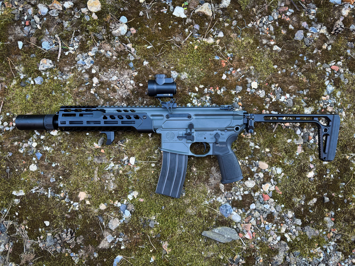 Salvo Precision SIG SPEAR VIRTUS GBBR MWS MCX Engraved with full rifle CERAKOTE finish