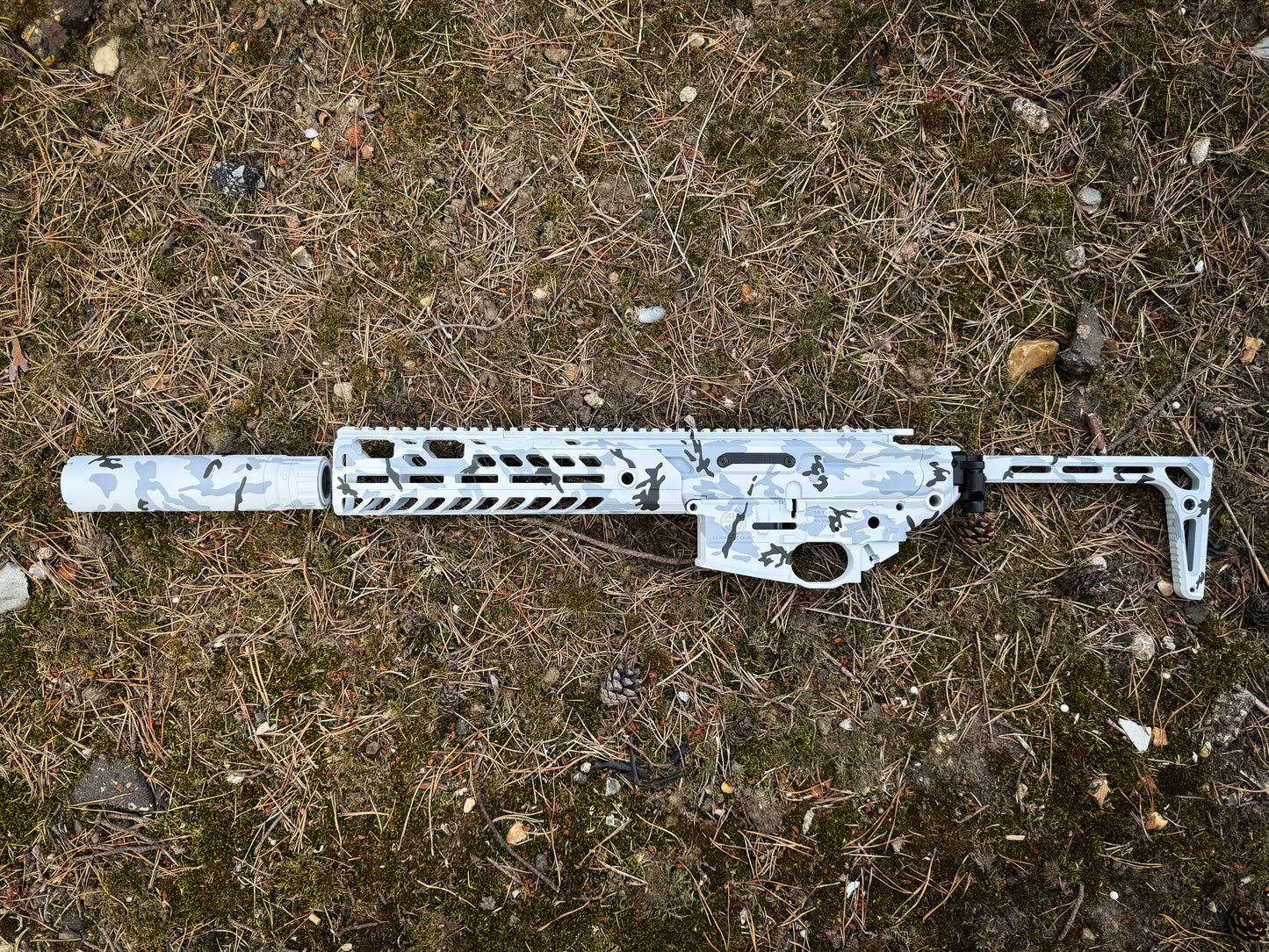 Salvo Precision SIG SPEAR LT 11.5” GBBR MWS MCX Engraved with full rifle CERAKOTE finish