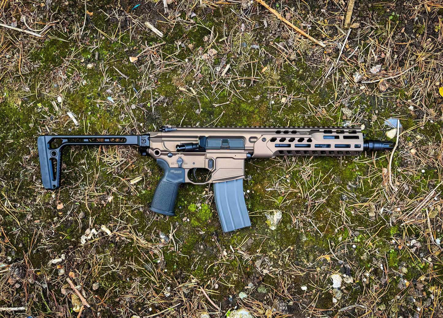 Salvo Precision SIG SPEAR LT 11.5” GBBR MWS MCX Engraved with full rifle CERAKOTE finish